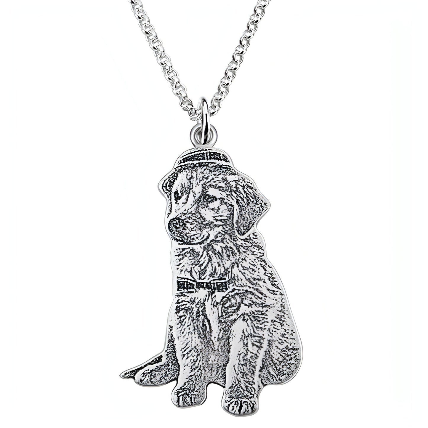 Collar conmemorativo personalizado para mascotas: colgante de gato y perro grabado a medida