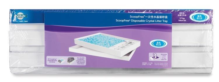 3-In-1 Automatic Crystal Litter Box Set