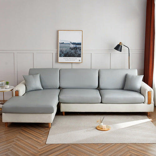 LuxFit™ – Elastic Waterproof Leather-Style Sofa Slipcover
