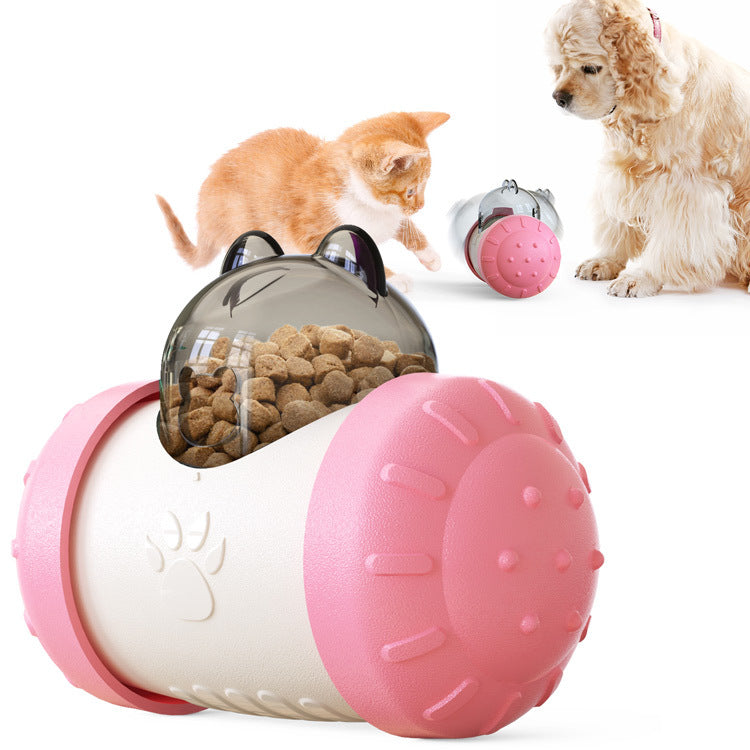 Juguetes para mascotas, pelota de comida con fugas para perros y gatos, juguetes interactivos