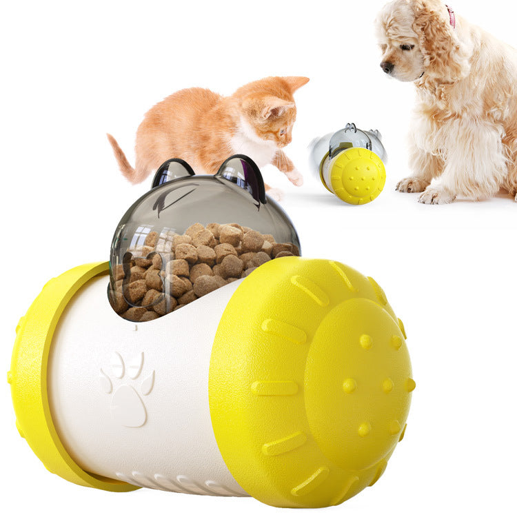 Juguetes para mascotas, pelota de comida con fugas para perros y gatos, juguetes interactivos