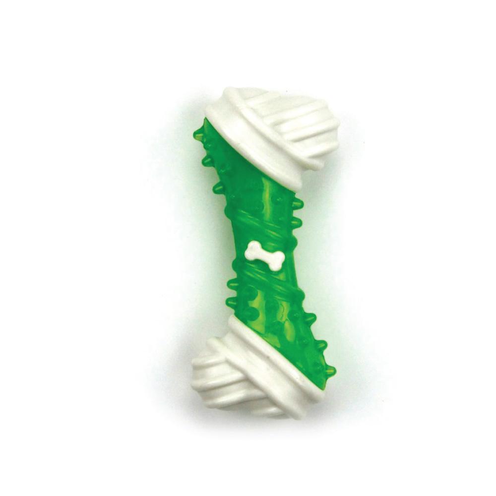 Dog Chew Bone - Green Chicken Flavour Taste - Puppy Dental Teething