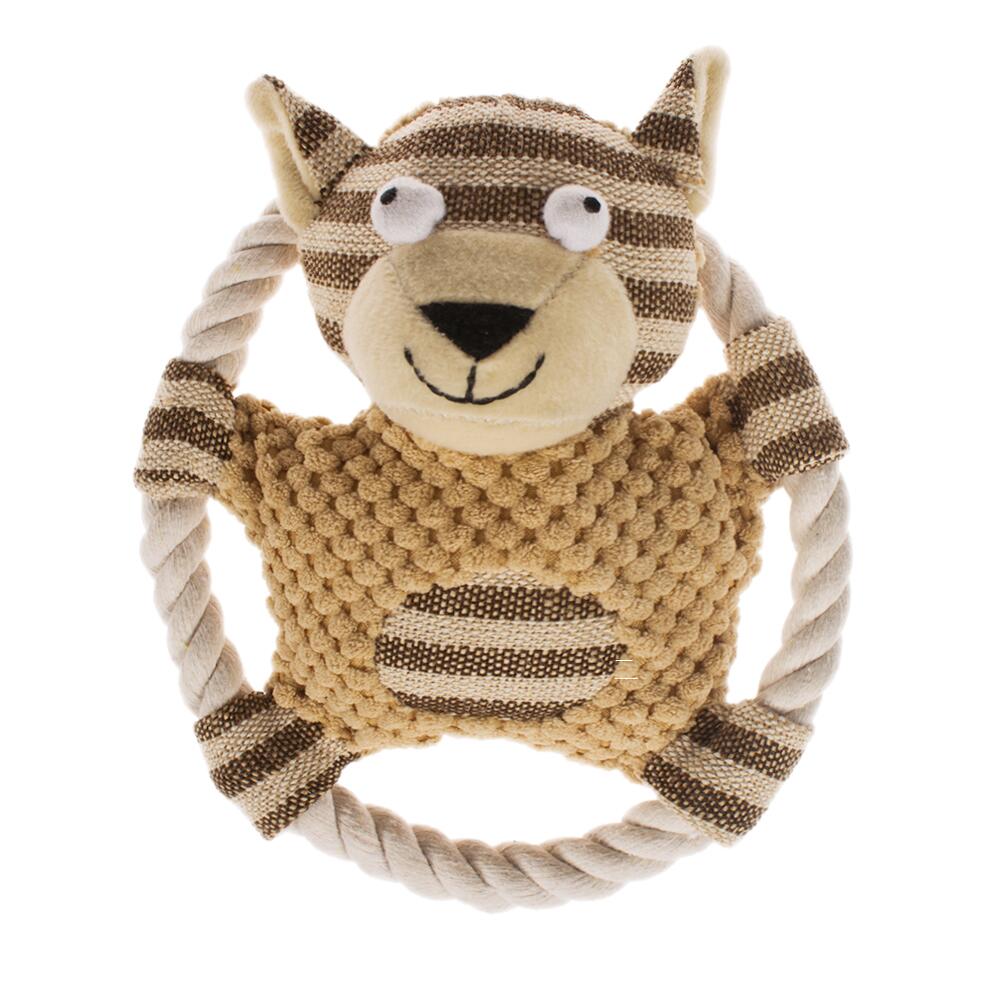 Juego de 6 adorables juguetes de peluche para perros con envío rápido
