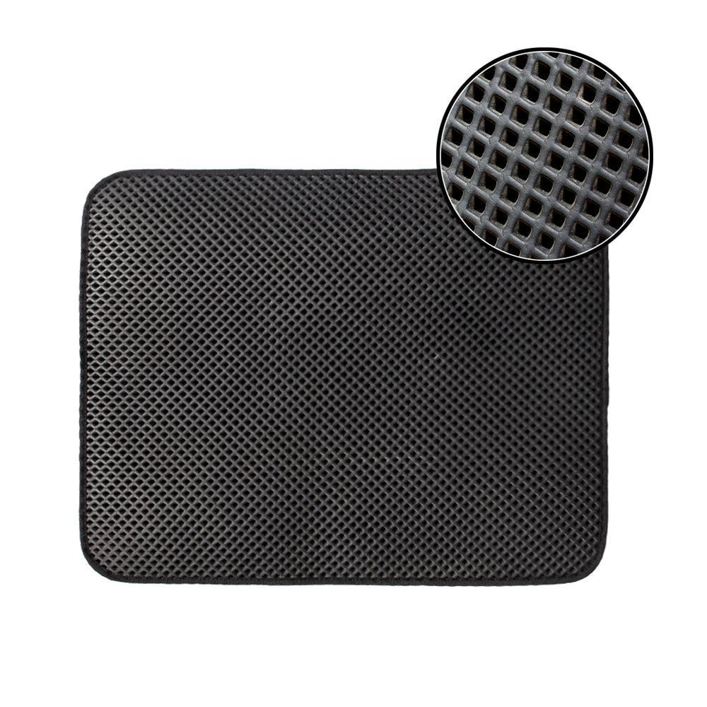 Black Cat Litter Trapper: The Ultimate Waterproof Mat For Mess-Free