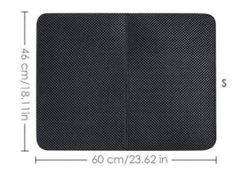 Black Cat Litter Trapper: The Ultimate Waterproof Mat For Mess-Free