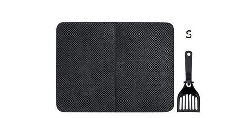 Black Cat Litter Trapper: The Ultimate Waterproof Mat For Mess-Free