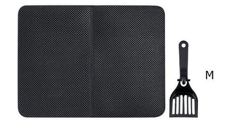 Black Cat Litter Trapper: The Ultimate Waterproof Mat For Mess-Free