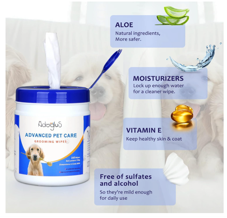 Toallitas para mascotas con hisopos de algodón gratis