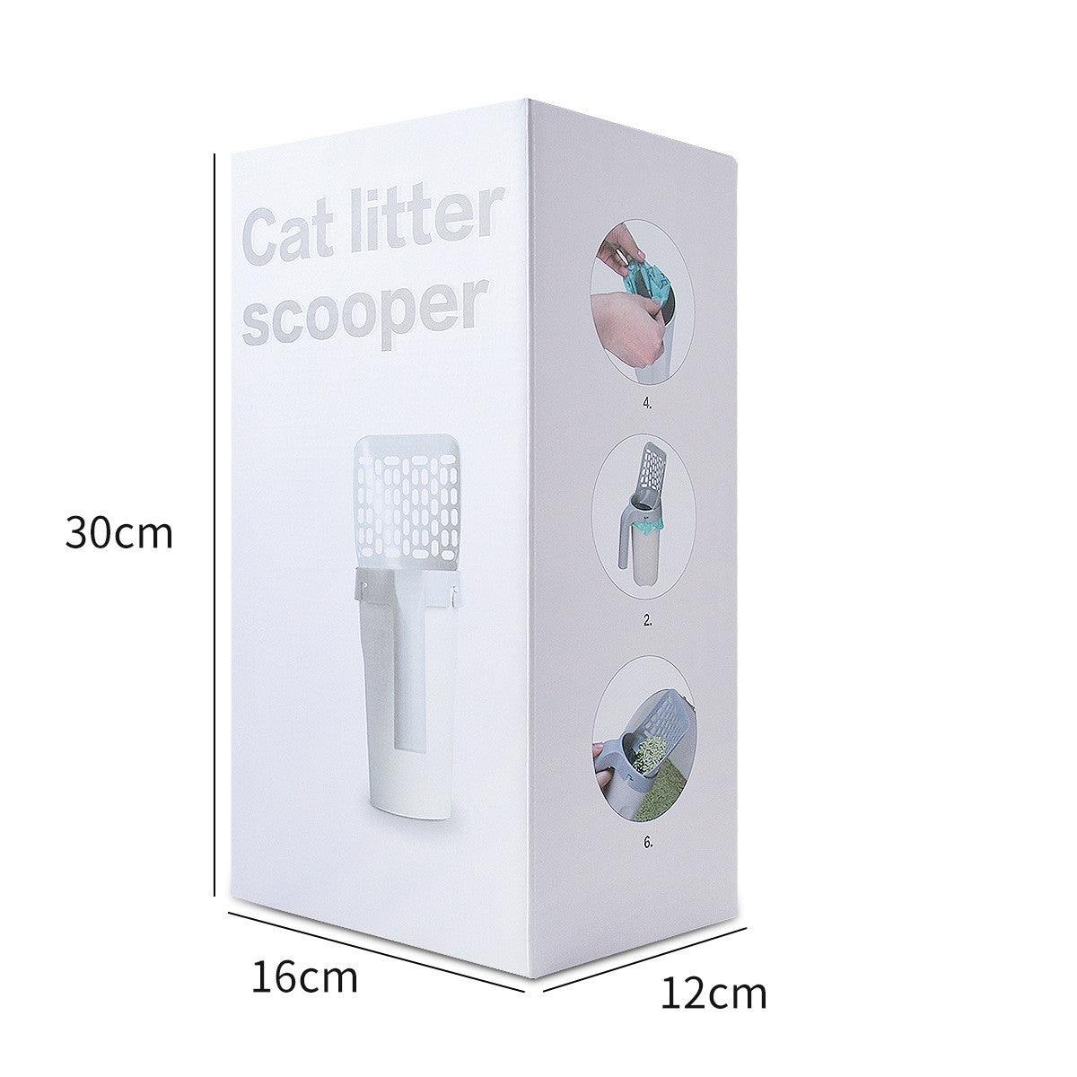 Ultimate Cat Litter Scoop With Built-In Trash Can - The Perfect