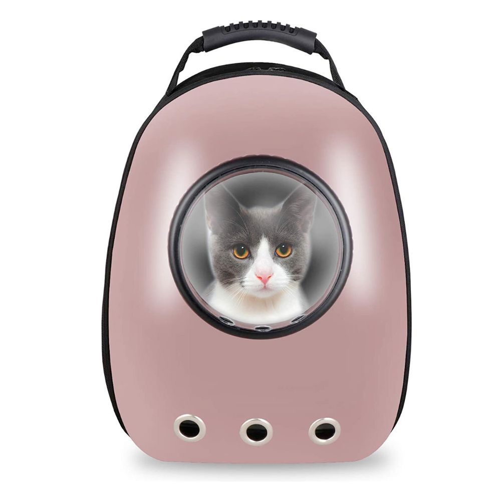 Mochila de viaje rígida para mascotas