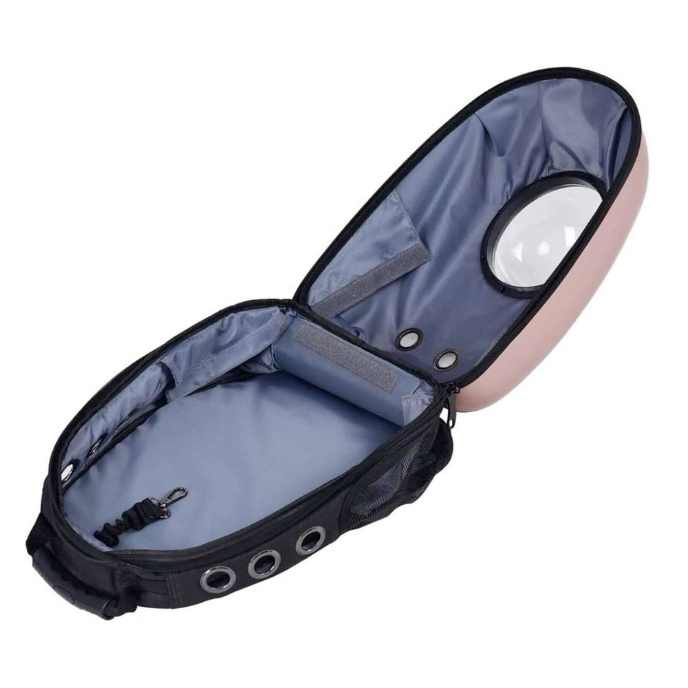 Mochila de viaje rígida para mascotas