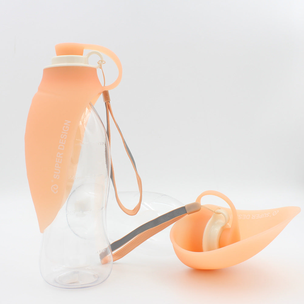 Dispensador de agua portátil para mascotas, comedero a prueba de fugas