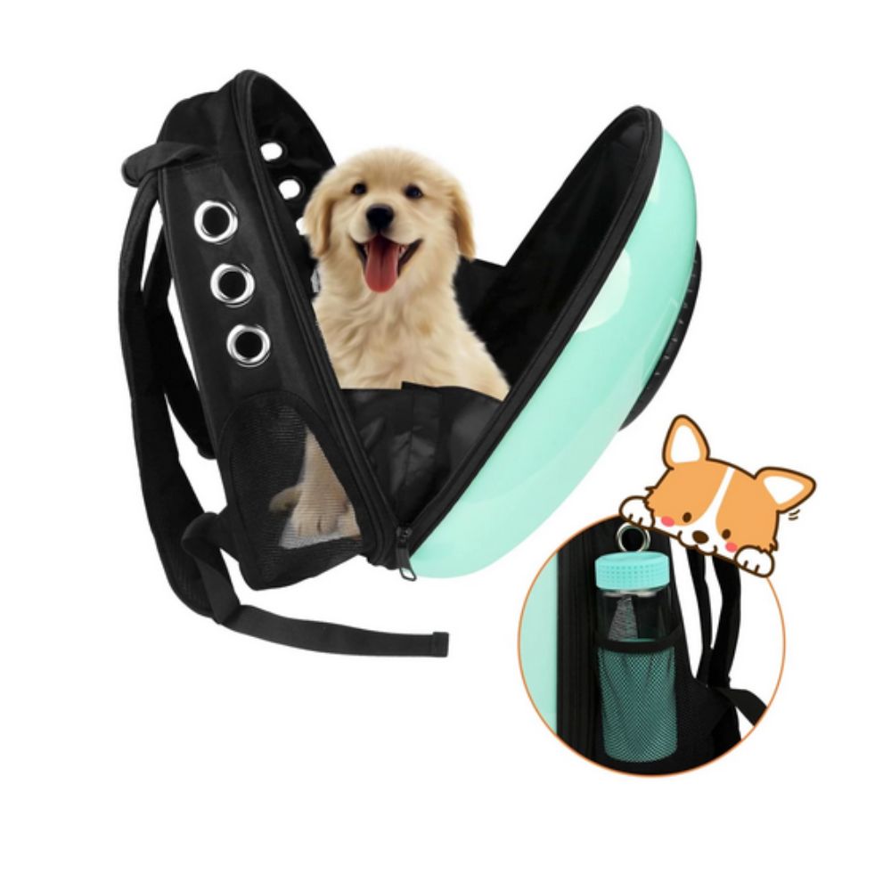 Mochila de viaje rígida para mascotas