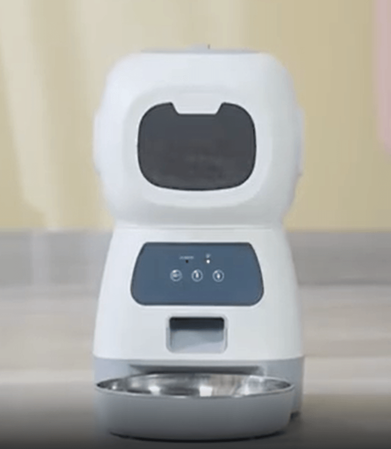 Comedero para mascotas con control remoto Smartpaws: dispensador automático de comida con