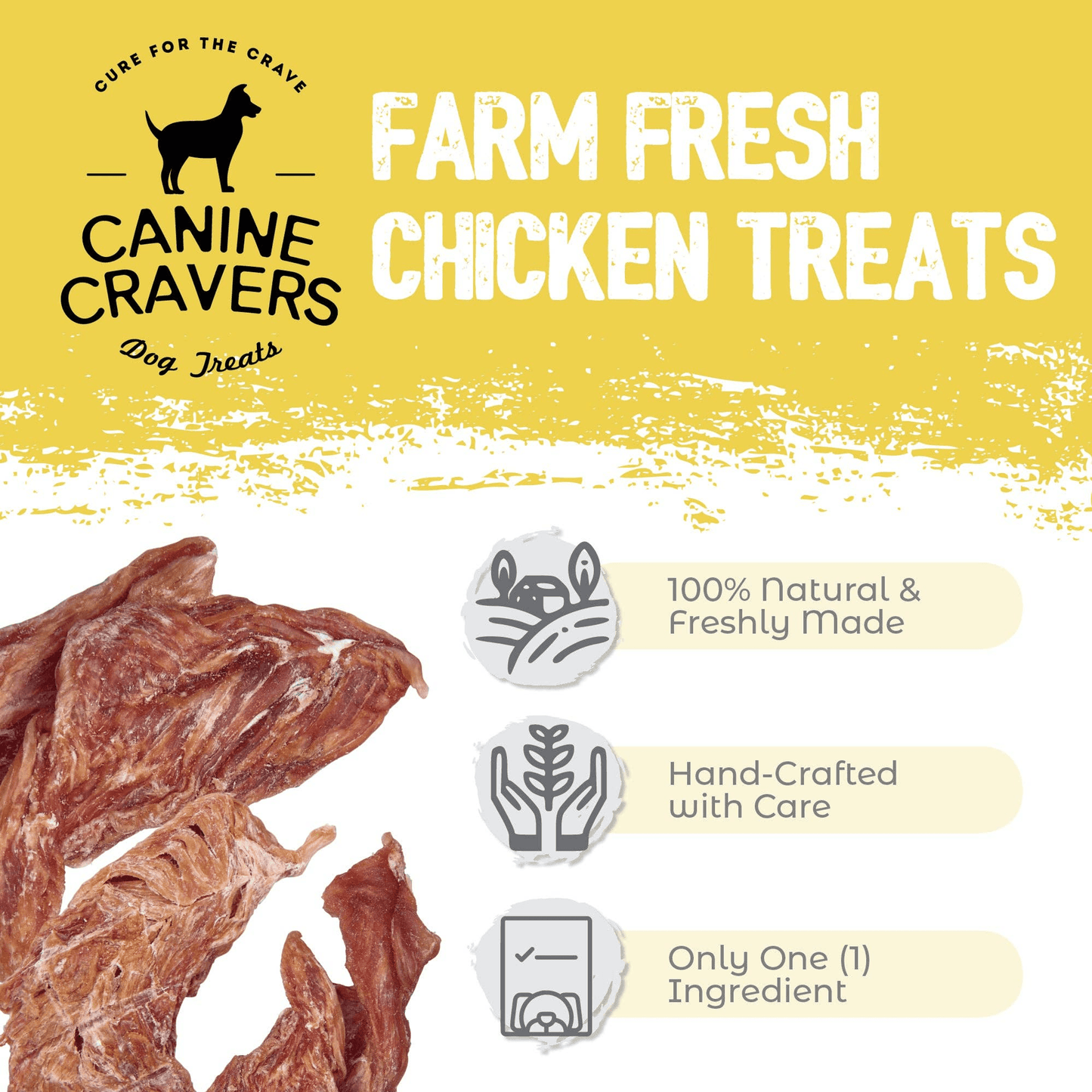 Farm Fresh Single-Ingredient Chicken Breast Treats for Pets