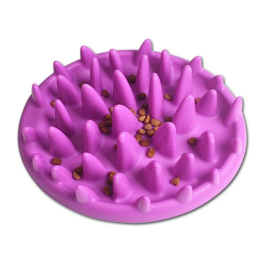 Interactive Silicone Cats Feeder Pet Food Bowl
