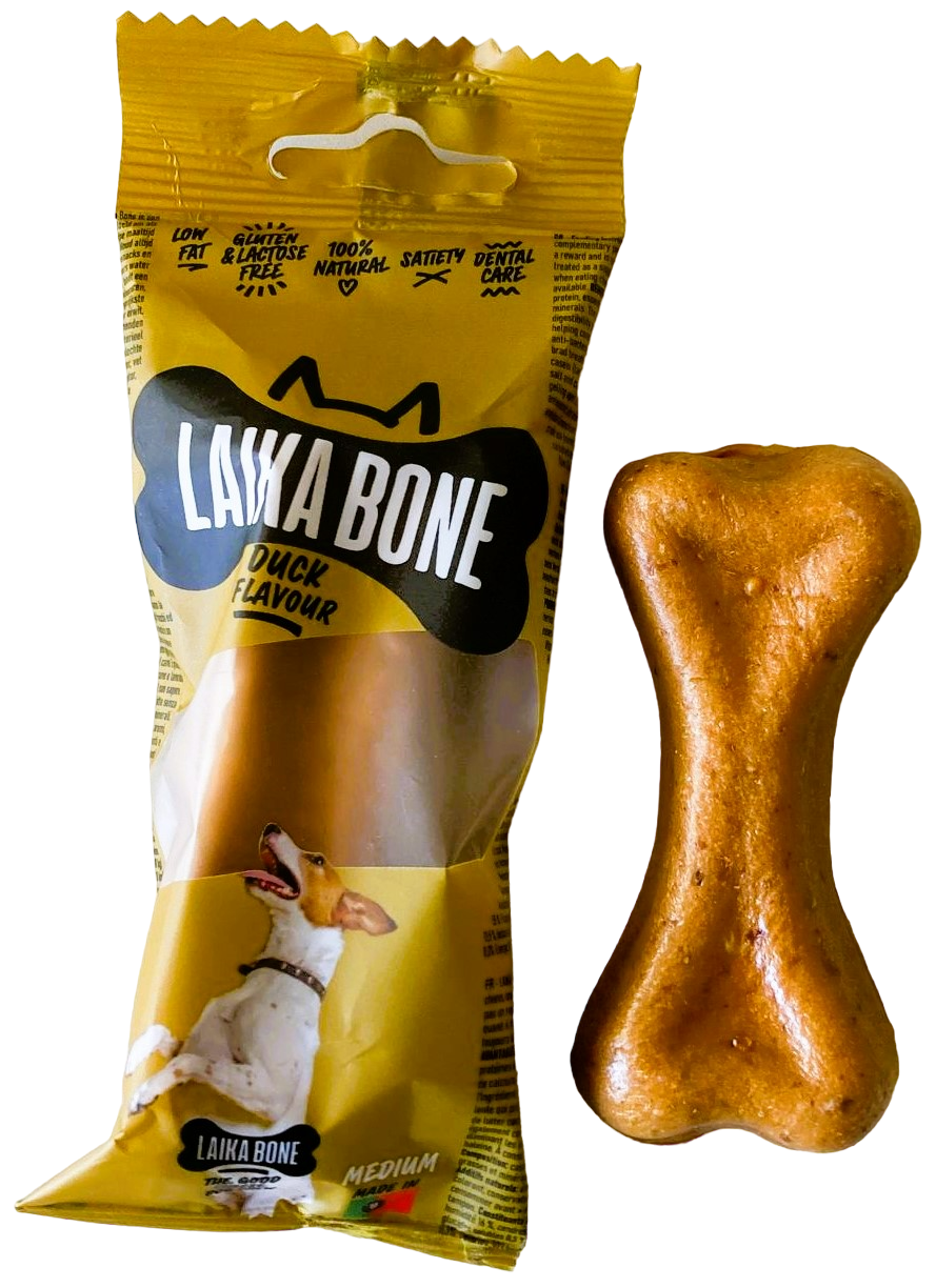 Golosinas para perros con queso y pato masticables (CAJA)