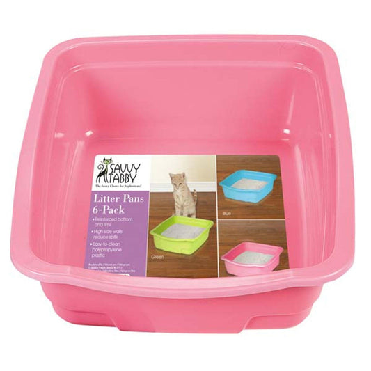 Assorted 6-Pack of ST Litter Pans Collection