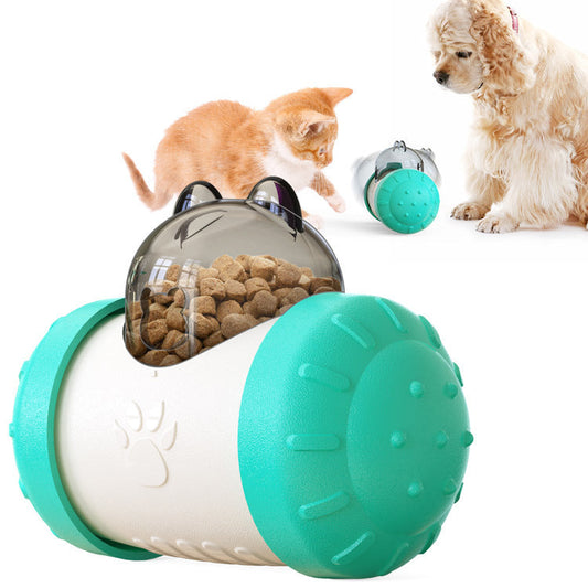 Juguetes para mascotas, pelota de comida con fugas para perros y gatos, juguetes interactivos