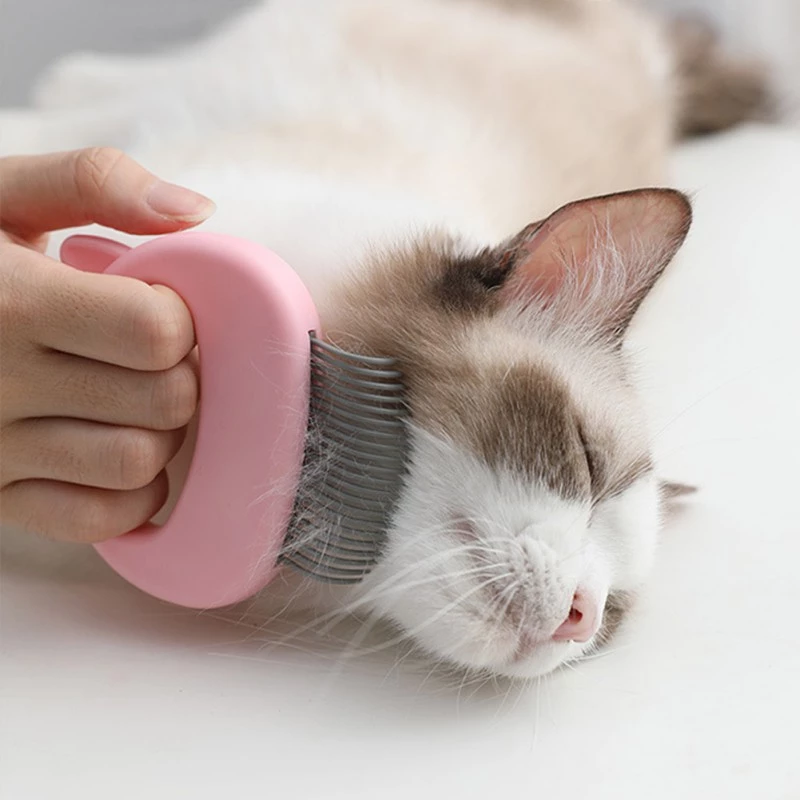 Cepillo de masaje para mascotas, herramienta de masaje para el cuidado de mascotas para eliminar pelos sueltos
