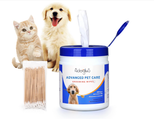 Toallitas para mascotas con hisopos de algodón gratis 