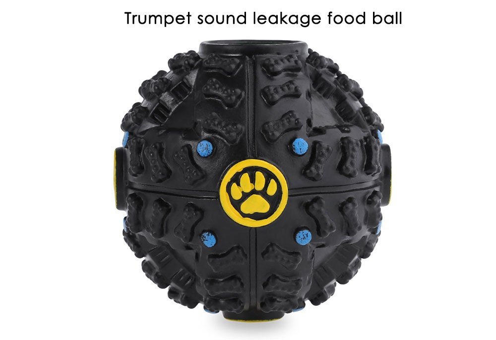Juguete para mascotas con sonido de trompeta que emite sonidos de comida y chillidos.